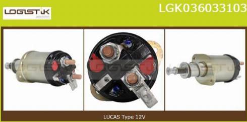 LGK LGK036033103 - Elettromagnete, Motore d'avviamento autozon.pro