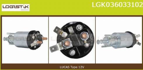 LGK LGK036033102 - Elettromagnete, Motore d'avviamento autozon.pro