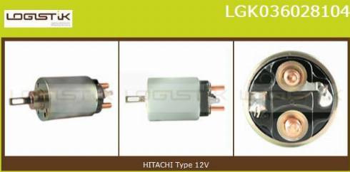 LGK LGK036028104 - Elettromagnete, Motore d'avviamento autozon.pro