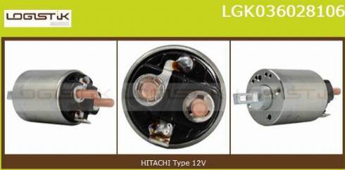 LGK LGK036028106 - Elettromagnete, Motore d'avviamento autozon.pro