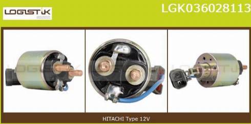 LGK LGK036028113 - Elettromagnete, Motore d'avviamento autozon.pro