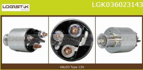 LGK LGK036023143 - Elettromagnete, Motore d'avviamento autozon.pro