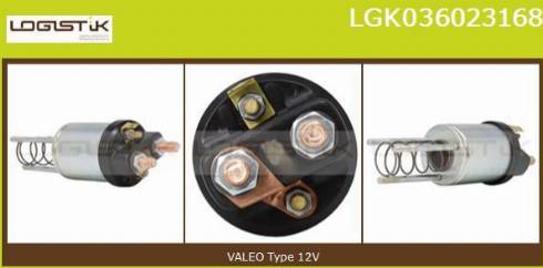 LGK LGK036023168 - Elettromagnete, Motore d'avviamento autozon.pro