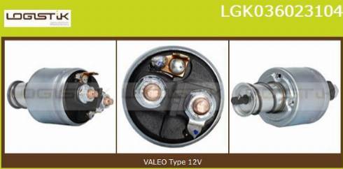 LGK LGK036023104 - Elettromagnete, Motore d'avviamento autozon.pro