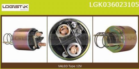 LGK LGK036023105 - Elettromagnete, Motore d'avviamento autozon.pro