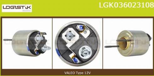 LGK LGK036023108 - Elettromagnete, Motore d'avviamento autozon.pro