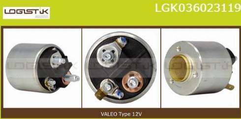 LGK LGK036023119 - Elettromagnete, Motore d'avviamento autozon.pro