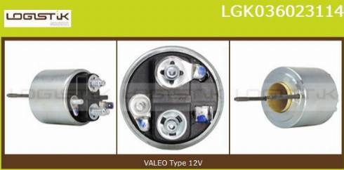 LGK LGK036023114 - Elettromagnete, Motore d'avviamento autozon.pro