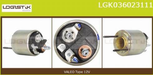 LGK LGK036023111 - Elettromagnete, Motore d'avviamento autozon.pro