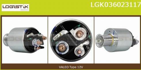 LGK LGK036023117 - Elettromagnete, Motore d'avviamento autozon.pro