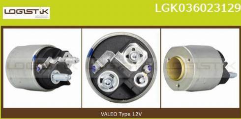 LGK LGK036023129 - Elettromagnete, Motore d'avviamento autozon.pro