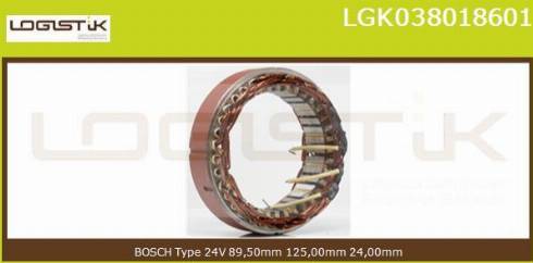 LGK LGK038018601 - Statore, Alternatore autozon.pro