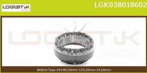 LGK LGK038018602 - Statore, Alternatore autozon.pro