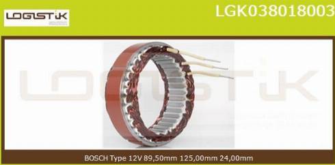 LGK LGK038018003 - Statore, Alternatore autozon.pro