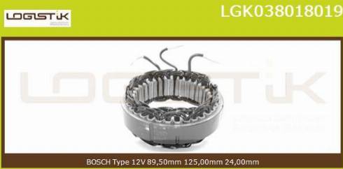 LGK LGK038018019 - Statore, Alternatore autozon.pro