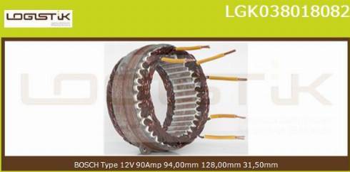 LGK LGK038018082 - Statore, Alternatore autozon.pro