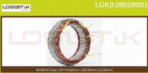 LGK LGK038028001 - Statore, Alternatore autozon.pro