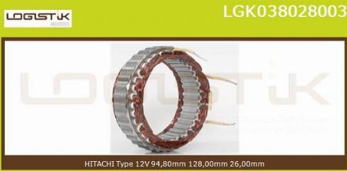 LGK LGK038028003 - Statore, Alternatore autozon.pro