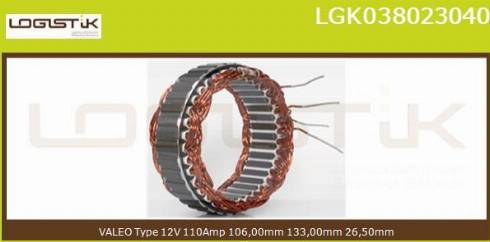 LGK LGK038023040 - Statore, Alternatore autozon.pro