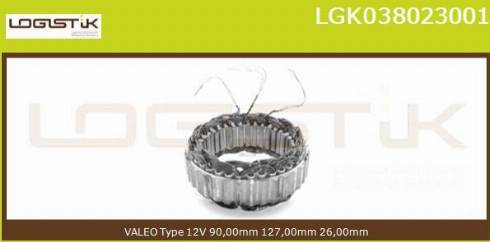 LGK LGK038023001 - Statore, Alternatore autozon.pro