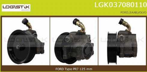 LGK LGK037080110 - Pompa idraulica, Sterzo autozon.pro