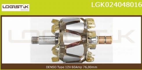 LGK LGK024048016 - Rotore, Alternatore autozon.pro