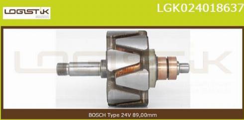 LGK LGK024018637 - Rotore, Alternatore autozon.pro