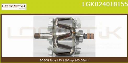 LGK LGK024018155 - Rotore, Alternatore autozon.pro