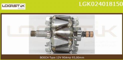 LGK LGK024018150 - Rotore, Alternatore autozon.pro