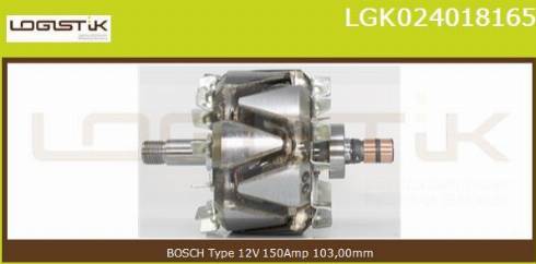 LGK LGK024018165 - Rotore, Alternatore autozon.pro