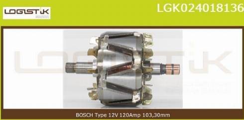 LGK LGK024018136 - Rotore, Alternatore autozon.pro