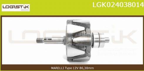 LGK LGK024038014 - Rotore, Alternatore autozon.pro