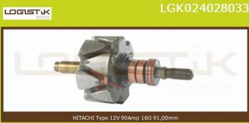 LGK LGK024028033 - Rotore, Alternatore autozon.pro