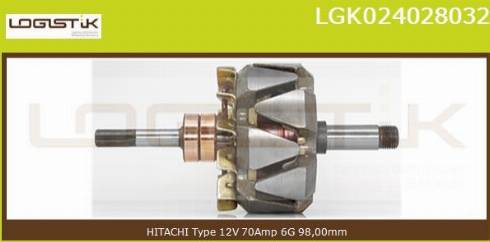 LGK LGK024028032 - Rotore, Alternatore autozon.pro