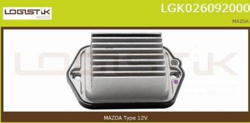 LGK LGK026092000 - Resistenza, Ventilatore abitacolo autozon.pro