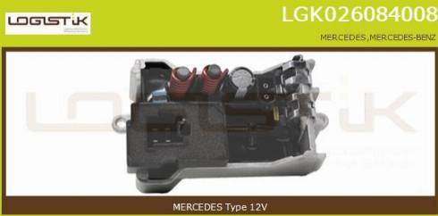 LGK LGK026084008 - Resistenza, Ventilatore abitacolo autozon.pro