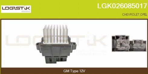 LGK LGK026085017 - Resistenza, Ventilatore abitacolo autozon.pro