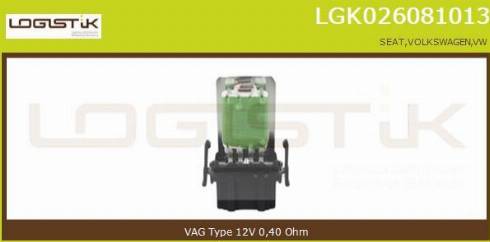 LGK LGK026081013 - Resistenza, Ventilatore abitacolo autozon.pro