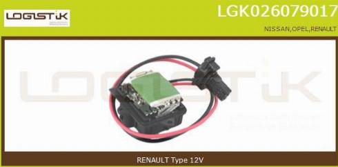 LGK LGK026079017 - Resistenza, Ventilatore abitacolo autozon.pro