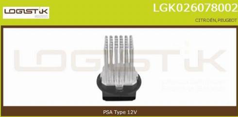 LGK LGK026078002 - Resistenza, Ventilatore abitacolo autozon.pro