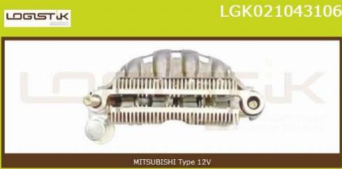 LGK LGK021043106 - Raddrizzatore, Alternatore autozon.pro