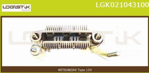 LGK LGK021043100 - Raddrizzatore, Alternatore autozon.pro