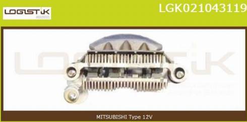 LGK LGK021043119 - Raddrizzatore, Alternatore autozon.pro