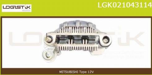 LGK LGK021043114 - Raddrizzatore, Alternatore autozon.pro