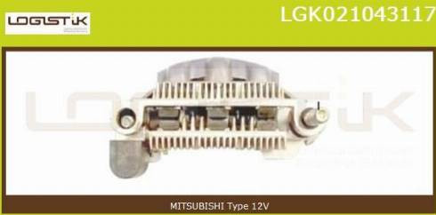 LGK LGK021043117 - Raddrizzatore, Alternatore autozon.pro