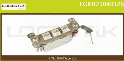 LGK LGK021043125 - Raddrizzatore, Alternatore autozon.pro