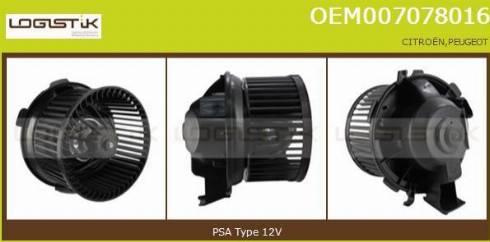 LGK OEM007078016 - Ventilatore abitacolo autozon.pro