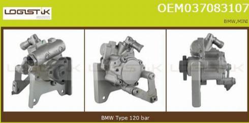 LGK OEM037083107 - Pompa idraulica, Sterzo autozon.pro