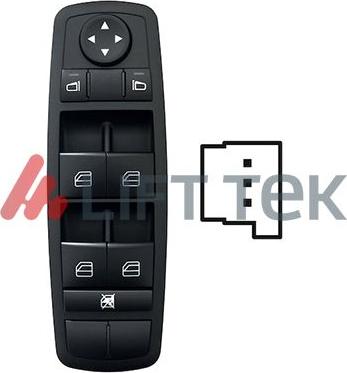 Lift-Tek LTMEB76005 - Interruttore, Alzacristallo autozon.pro