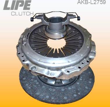 Lipe Clutch AKB-L2759 - Kit frizione autozon.pro